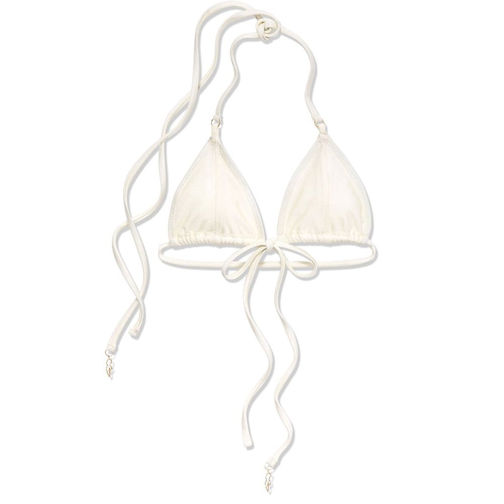 Inamorata  Capreria Swim Bikini Top Avorio Ivory XS NWT